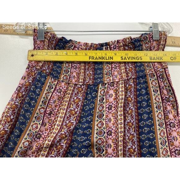 Multicolor High Rise Pull On Harem Pants Womens S - Picture 4 of 6